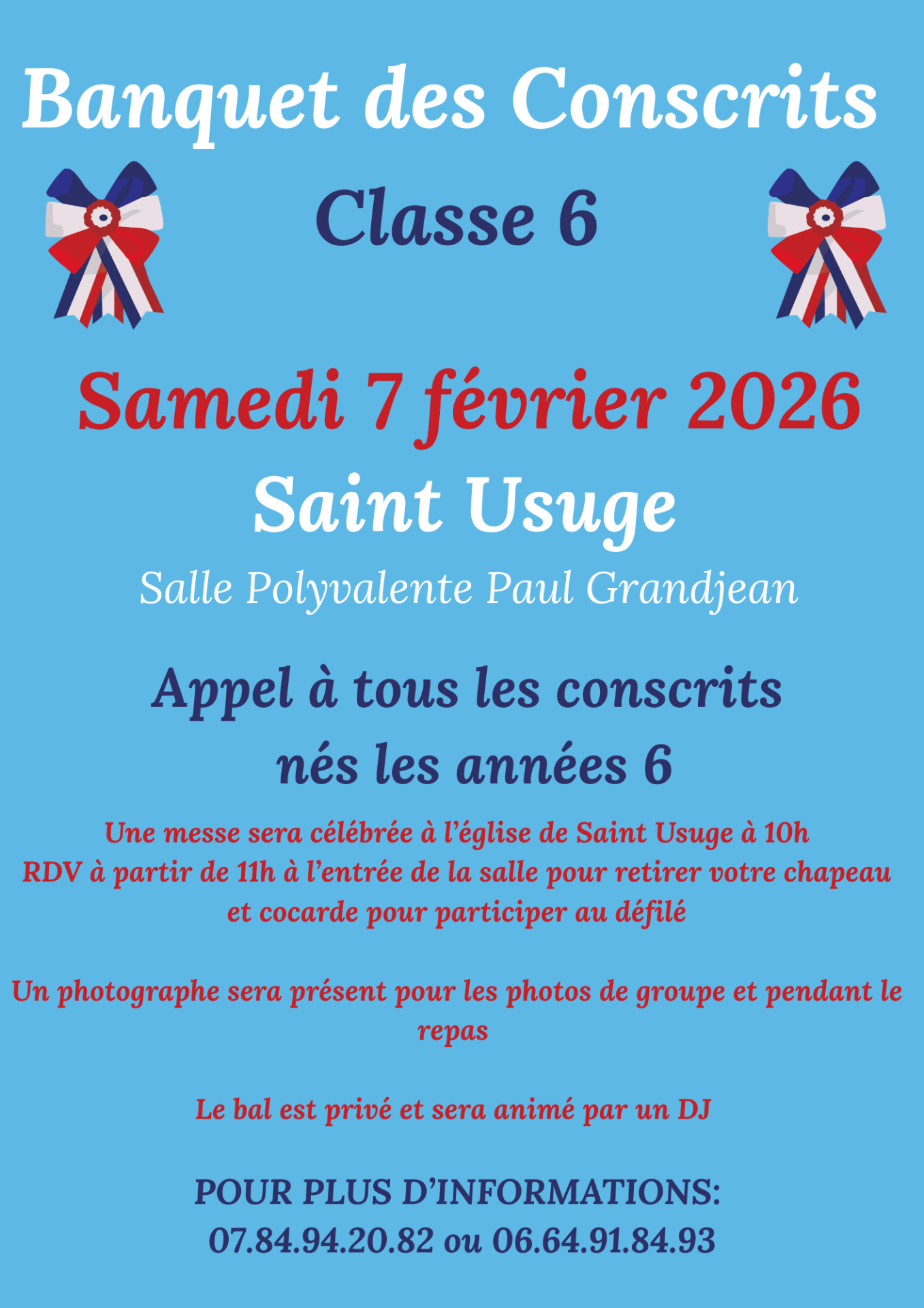 BANQUET DES CONSCRITS 